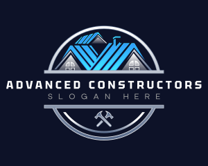 Hammer Roof Renovation logo design