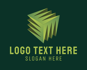 3d - 3D Lawn Grass logo design