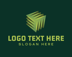 3D Lawn Grass logo