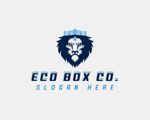 Lion Boxing Gym logo design