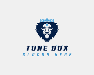 Lion Boxing Gym logo design