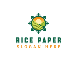 Banaue Rice Terraces logo design