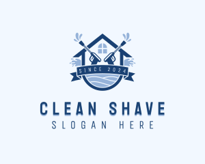 Cleaning Pressure Washer logo design