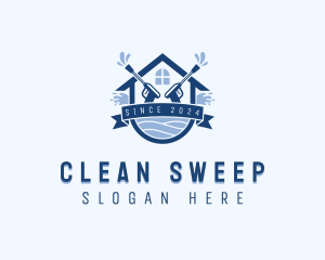 Cleaning Pressure Washer logo design