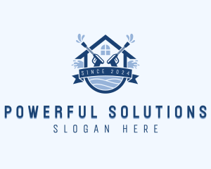 Cleaning Pressure Washer logo design