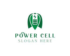 Green Energy Charging Battery  logo