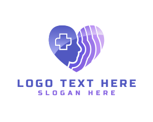 Emotion - Mental Health Heart logo design