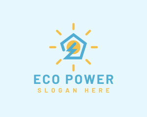 Electric Power Home logo design