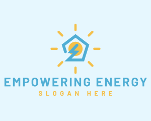 Electric Power Home logo design