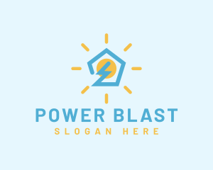 Electric Power Home logo design