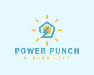 Electric Power Home logo design