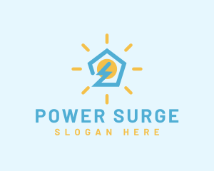 Electric Power Home logo design