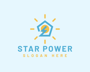 Electric Power Home logo design