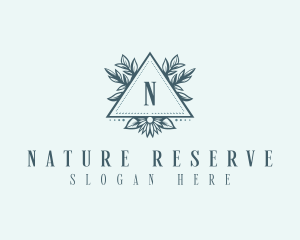 Elegant Floral Pyramid  logo design