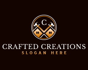 Hammer Carpentry Repair logo design