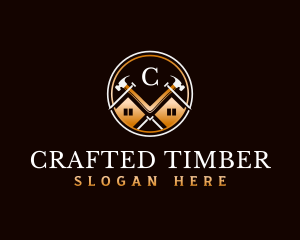 Hammer Carpentry Repair logo design