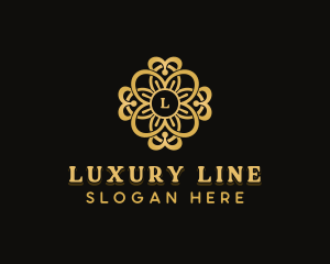 Luxury Floral Jewelry logo design