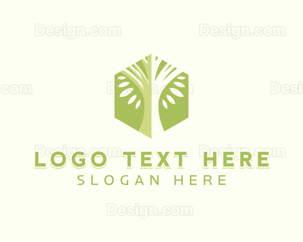 Botanical Tree Garden Logo