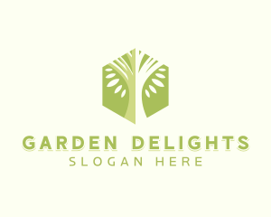 Botanical Tree Garden  logo design