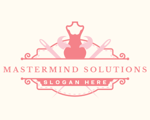 Mannequin Tailor Dressmaker Logo