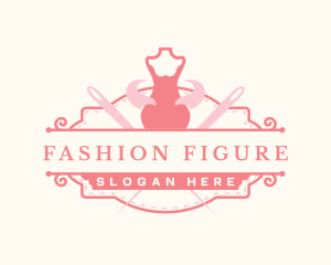 Mannequin Tailor Dressmaker logo design