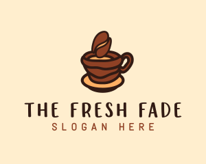 Coffee Bean Cup Logo