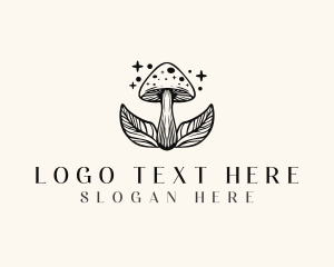 Magic Mushroom Leaf logo