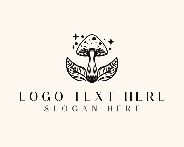 Shroom logo example 4