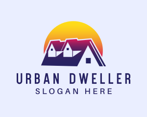 Sunset Home Residence logo design