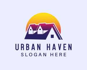 Sunset Home Residence logo design