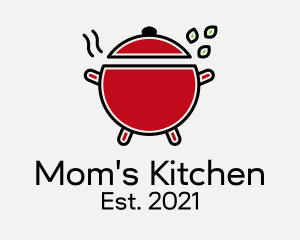 Kitchen Cooking Pot  logo design