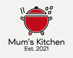 Kitchen Cooking Pot  logo design