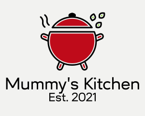 Kitchen Cooking Pot  logo design