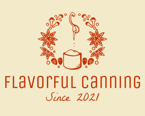 Cinnamon Nutmeg Spices logo design