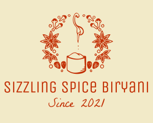 Cinnamon Nutmeg Spices logo design