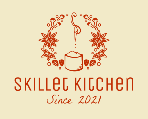 Cinnamon Nutmeg Spices logo design