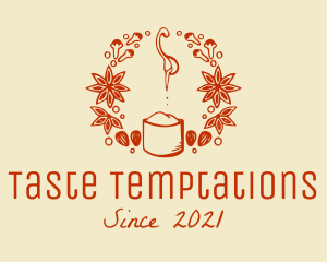 Cinnamon Nutmeg Spices logo design