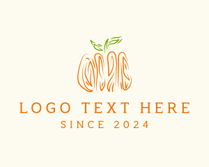 Pumpkin Vegetable Drawing logo