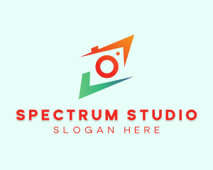 Colorful Photography Camera Lens  logo