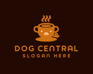 Pig Cup Cafe logo design