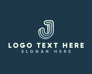 Startup Studio Letter J logo