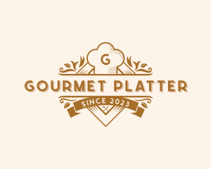 Gourmet Chef Toque logo design