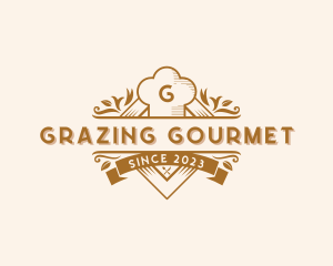 Gourmet Chef Toque logo design