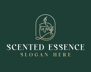 Scented Candle Decor logo design