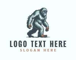 Yeti Beast Cryptid logo