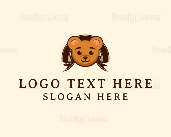 Cute Teddy Bear Logo