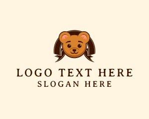 Cute Teddy Bear logo