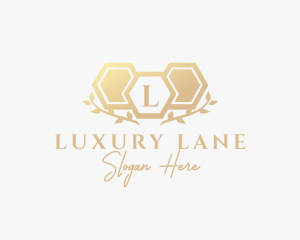 Luxury Expensive Leaf logo design