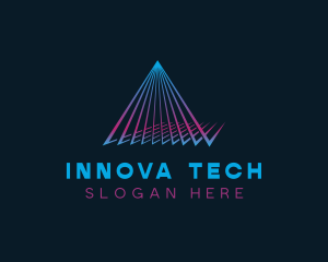 Generic Pyramid Tech logo design