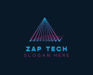 Generic Pyramid Tech logo design